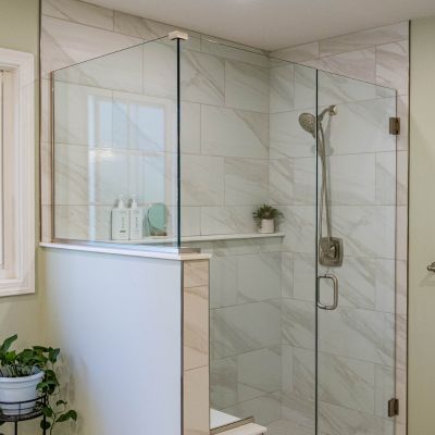 custom tile shower remodel in a Mentor, OH, home
